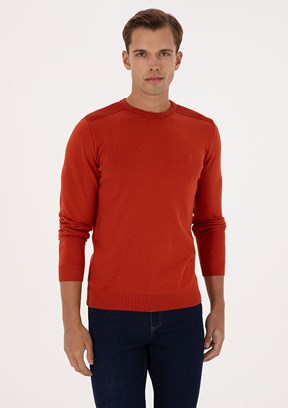 US POLO ASSN Turuncu Erkek Basic Kazak