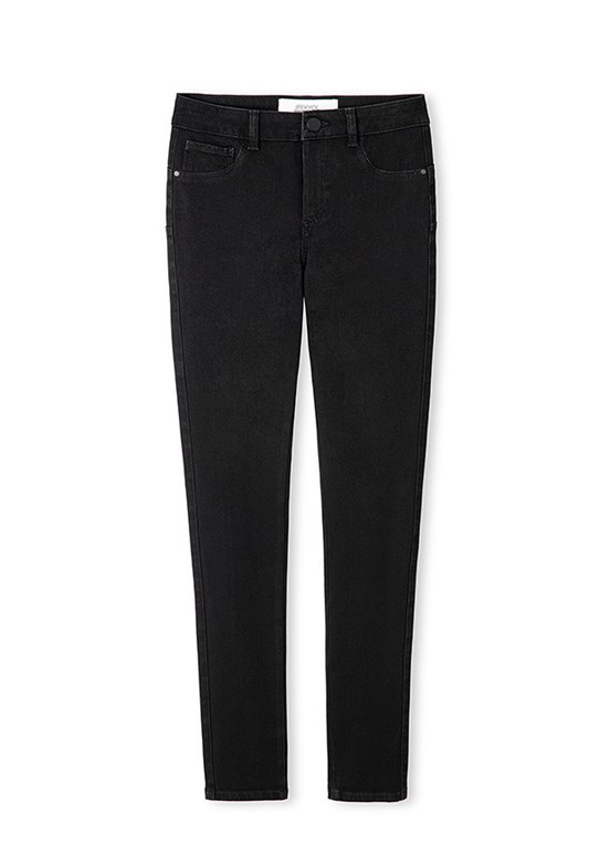 İPEKYOL - IW6250018026 Kadın Siyah Normal Bel Jean Pantolon