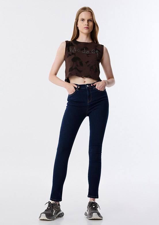 TWİST Lacivert Kadın Skinny Jean Pantolon