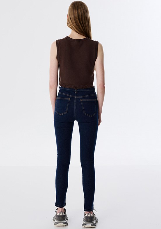 TWİST Lacivert Kadın Skinny Jean Pantolon