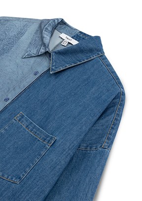 TWİST Lacivert Kadın Uzun Kol Gömlek