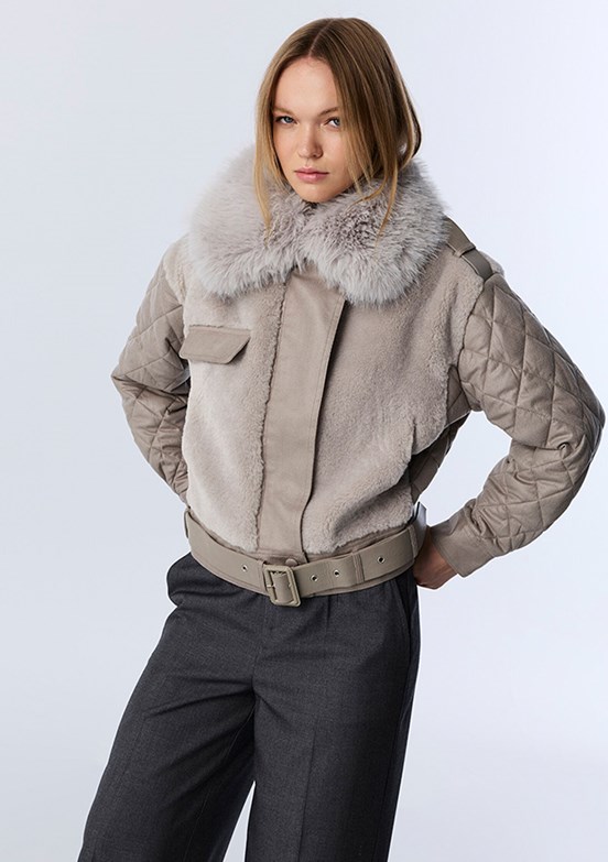 TWİST Gri Kadın Basic Mont