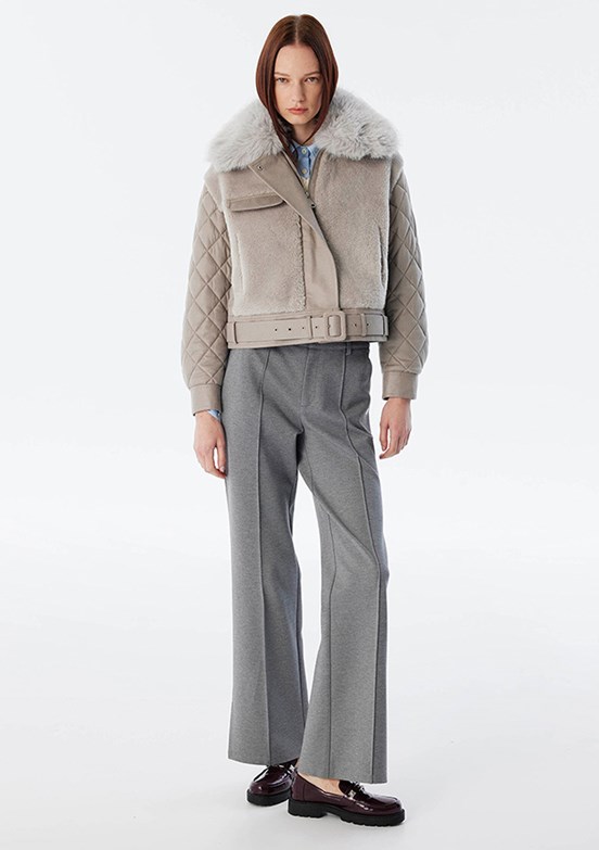 TWİST Gri Kadın Basic Mont