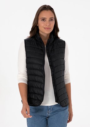 US POLO ASSN Siyah Kadın Basic Yelek
