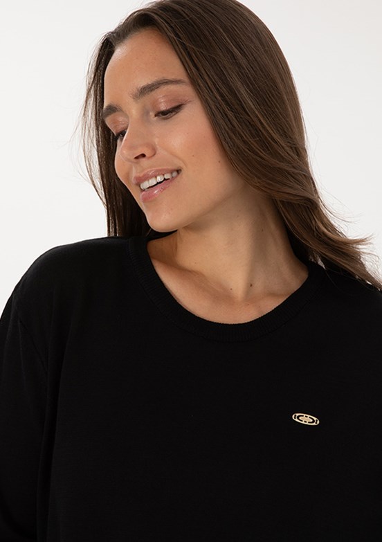 US POLO ASSN Siyah Kadın Basic Kazak