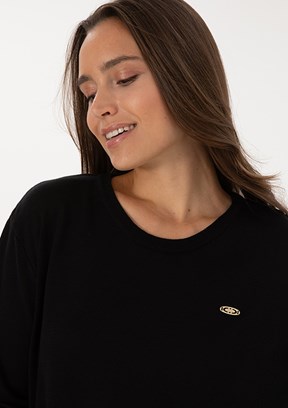 US POLO ASSN Siyah Kadın Basic Kazak