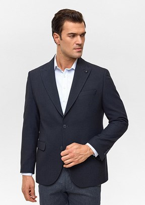 SÜVARİ - CT2004800295 Erkek Lacivert Regular Ceket