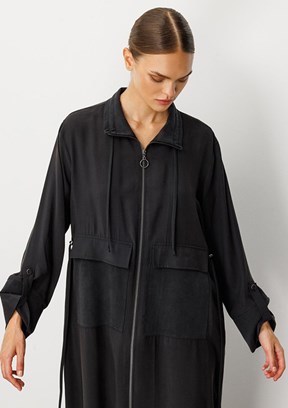 MİCCA Siyah Kadın Kap