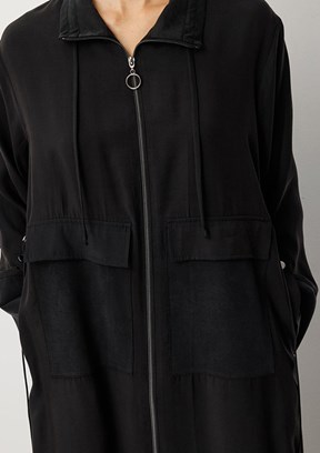 MİCCA Siyah Kadın Kap