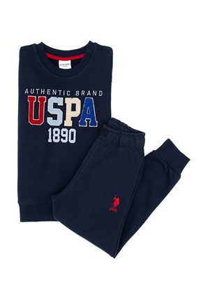 US POLO ASSN Lacivert Erkek Çocuk Pijama Takımı