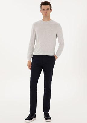 PİERRE CARDİN Lacivert Erkek Slim Pantolon