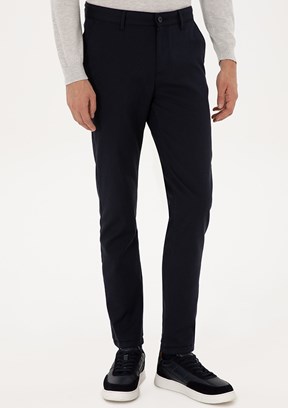 PİERRE CARDİN Lacivert Erkek Slim Pantolon