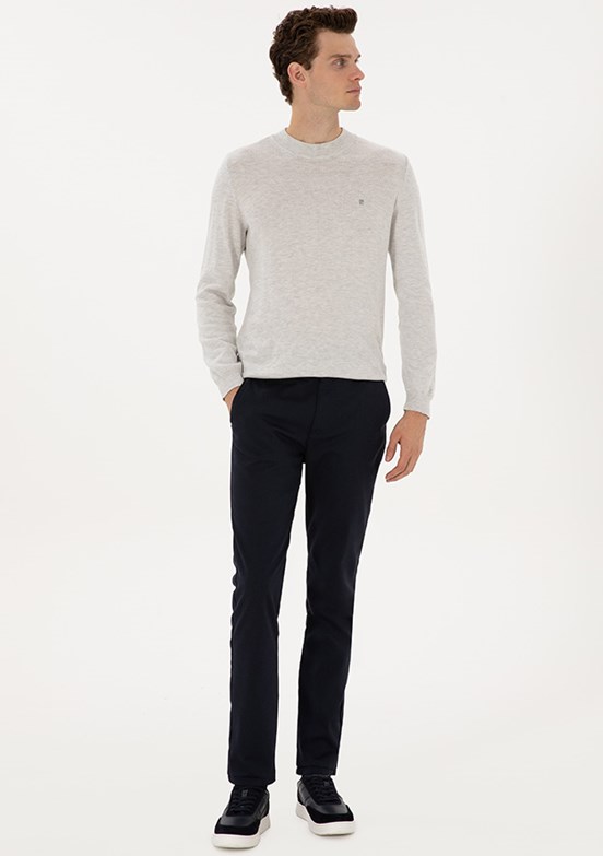 PİERRE CARDİN Lacivert Erkek Slim Pantolon