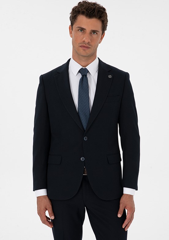 PİERRE CARDİN Lacivert Erkek Ultra Slim Takım Elbise