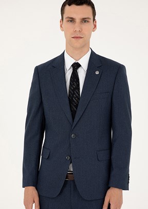 PİERRE CARDİN Lacivert Erkek Slim Takım Elbise