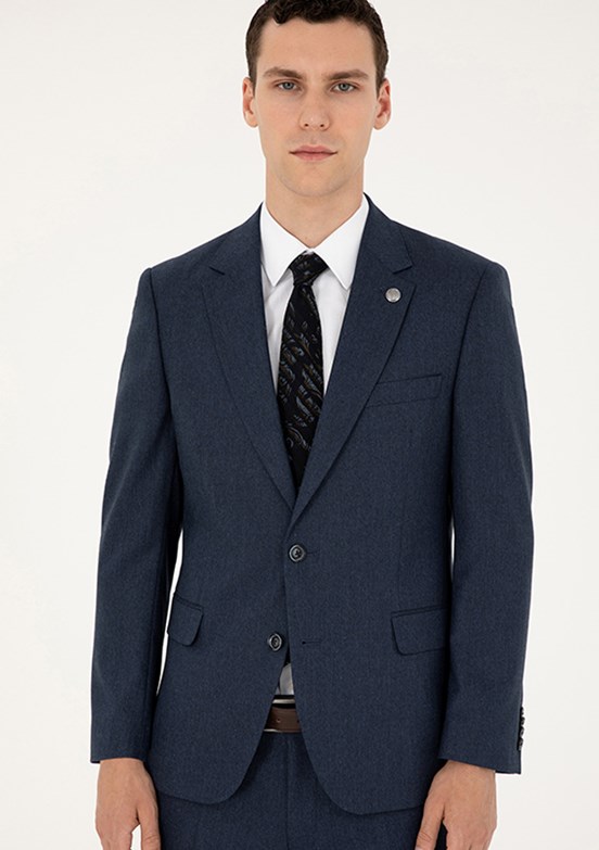 PİERRE CARDİN Lacivert Erkek Slim Takım Elbise