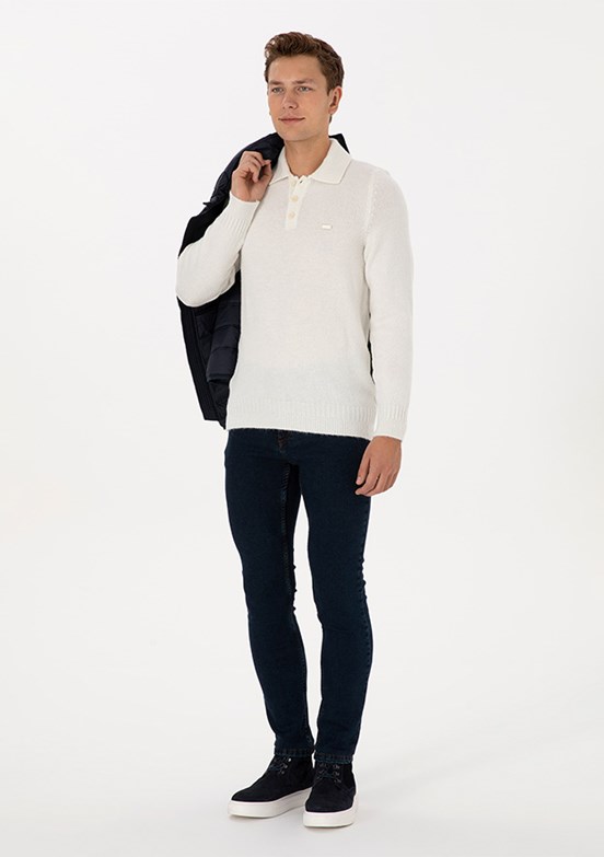 US POLO ASSN Yeşil Erkek Slim Jean Pantolon