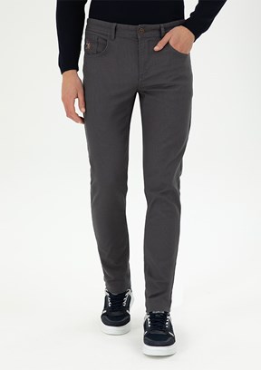 US POLO ASSN Antrasit Erkek Chino Pantolon