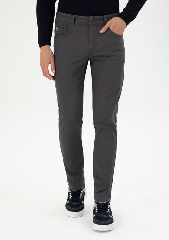 US POLO ASSN Antrasit Erkek Chino Pantolon