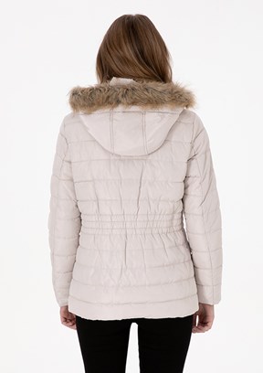 US POLO ASSN Bej Kadın Basic Mont