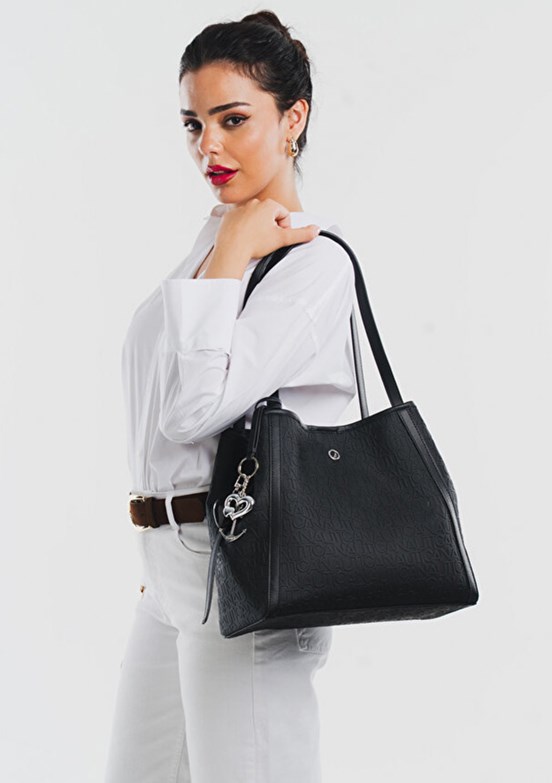 NAUTİCA Siyah Kadın Omuz Çantası