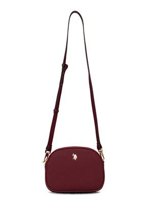 US POLO ASSN Bordo Kadın Çapraz Çanta