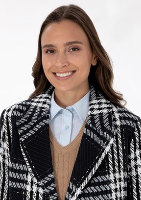 US POLO ASSN Lacivert Kadın Kaşe Kaban
