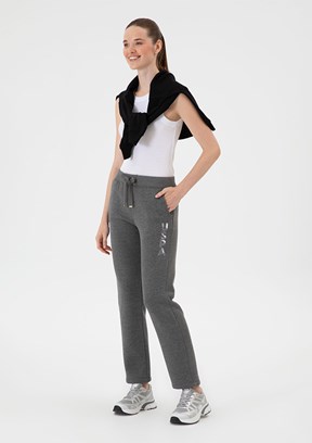 US POLO ASSN Antrasit Kadın Regular Pantolon