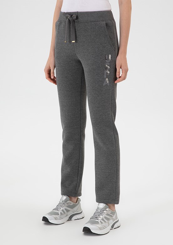 US POLO ASSN Antrasit Kadın Regular Pantolon