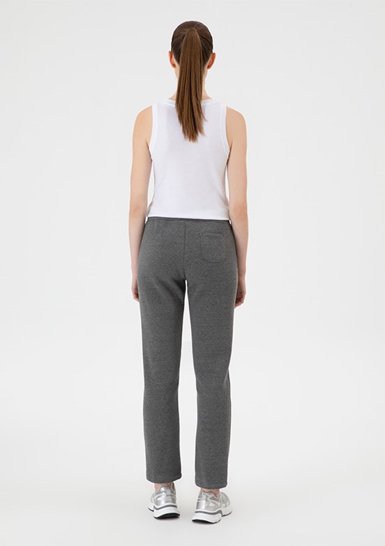US POLO ASSN Antrasit Kadın Regular Pantolon