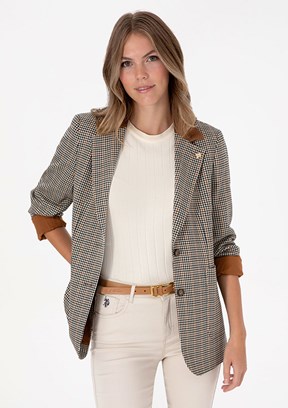 US POLO ASSN Kahverengi Kadın Comfort Ceket