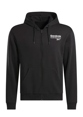 REEBOK Siyah Erkek Ri Brand Proud FZ Fermuarlı Sweatshirt