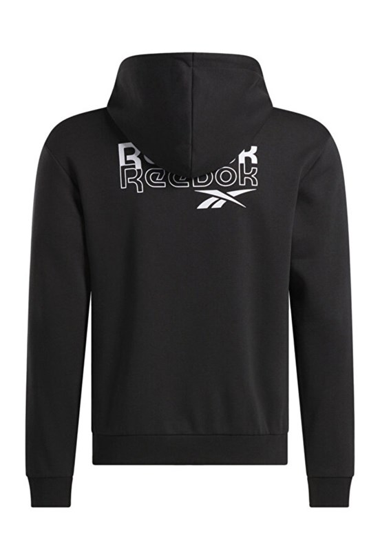 REEBOK Siyah Erkek Ri Brand Proud FZ Fermuarlı Sweatshirt