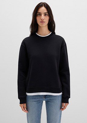MAVİ Siyah Kadın Bisiklet Yaka Sweatshirt