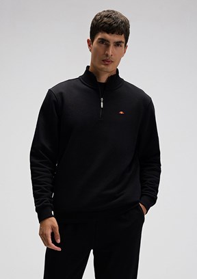 ELLESSE Siyah Erkek Fermuarlı Sweatshirt