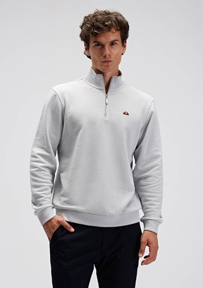 ELLESSE Gri Erkek Fermuarlı Sweatshirt