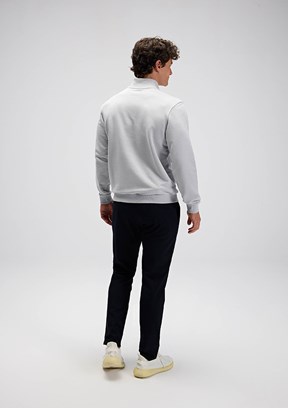 ELLESSE Gri Erkek Fermuarlı Sweatshirt