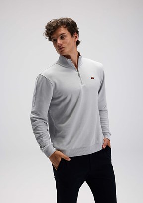 ELLESSE Gri Erkek Fermuarlı Sweatshirt