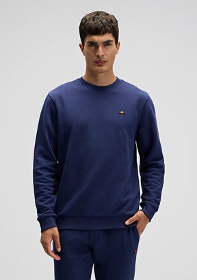 ELLESSE Lacivert Erkek Kapüşonsuz Sweatshirt