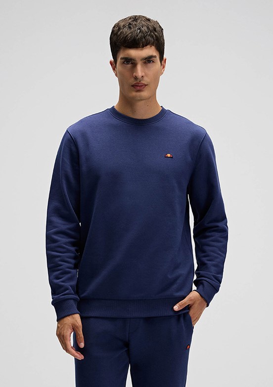 ELLESSE Lacivert Erkek Kapüşonsuz Sweatshirt