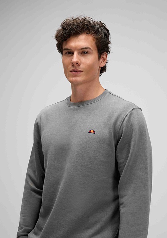ELLESSE Gri Erkek Kapüşonsuz Sweatshirt