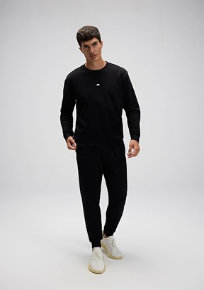 ELLESSE - EM554 Erkek Siyah Jogger Eşofman Altı