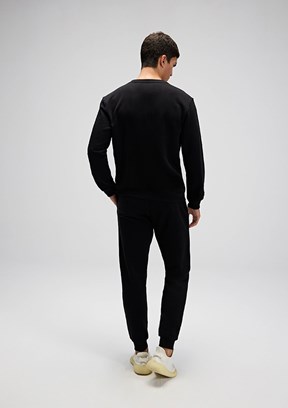 ELLESSE - EM554 Erkek Siyah Jogger Eşofman Altı