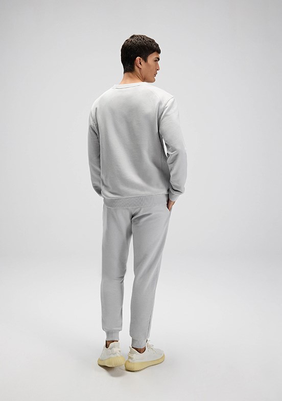 ELLESSE - EM554 Erkek Gri Jogger Eşofman Altı