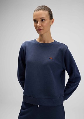 ELLESSE Lacivert Kadın Kapüşonsuz Sweatshirt