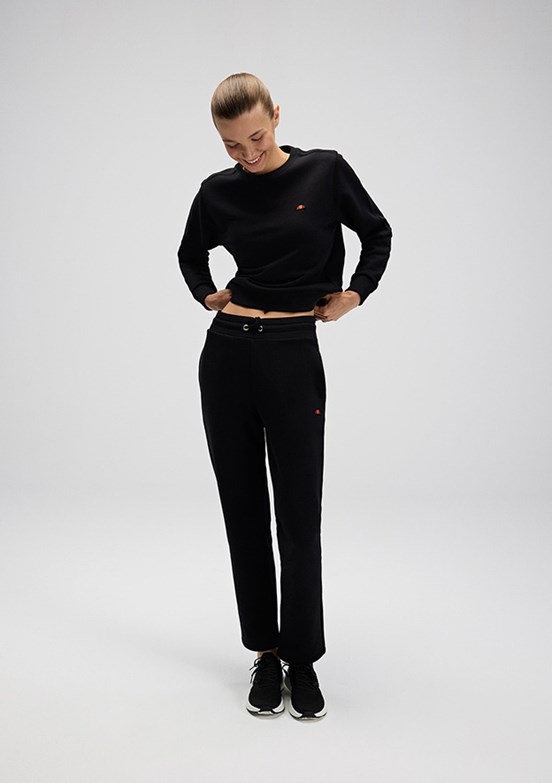 ELLESSE Siyah Kadın Kapüşonsuz Sweatshirt