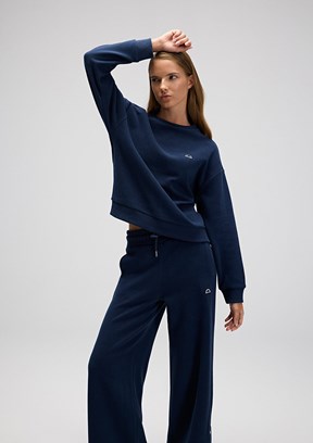 ELLESSE Lacivert Kadın Kapüşonsuz Sweatshirt
