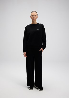 ELLESSE Siyah Kadın Kapüşonsuz Sweatshirt