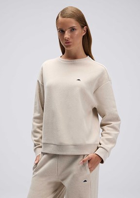 ELLESSE Bej Kadın Kapüşonsuz Sweatshirt