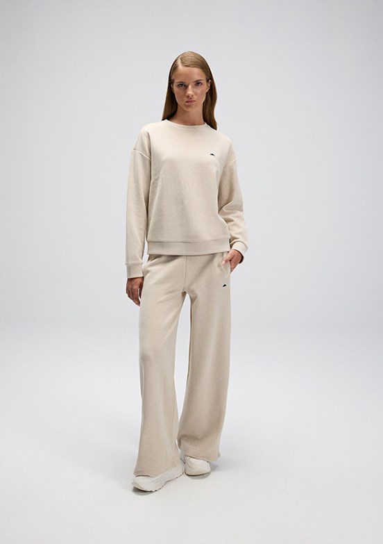 ELLESSE Bej Kadın Kapüşonsuz Sweatshirt
